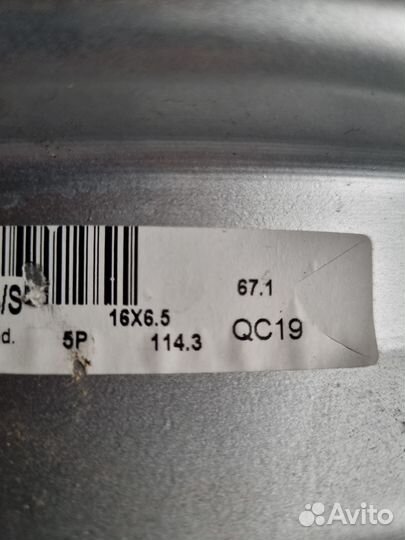 Литые диски r16 5114,3 цо 67.1