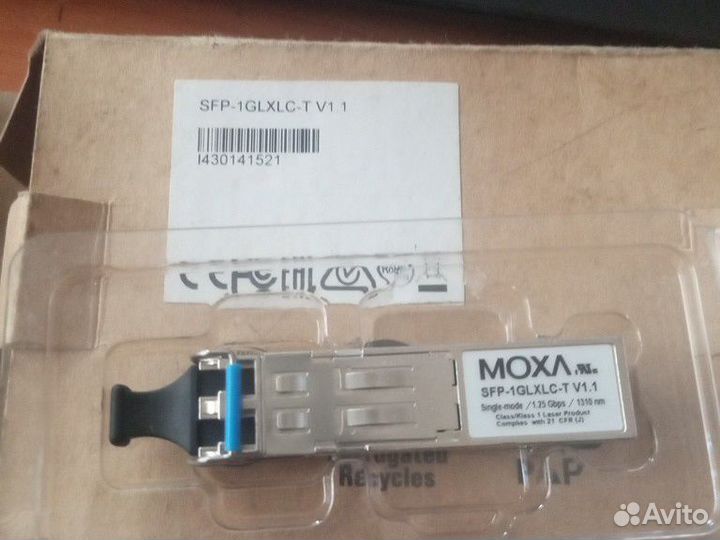 Трансивер moxa sfp-1glxlc-t