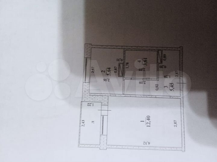 1-к. квартира, 27,1 м², 2/9 эт.