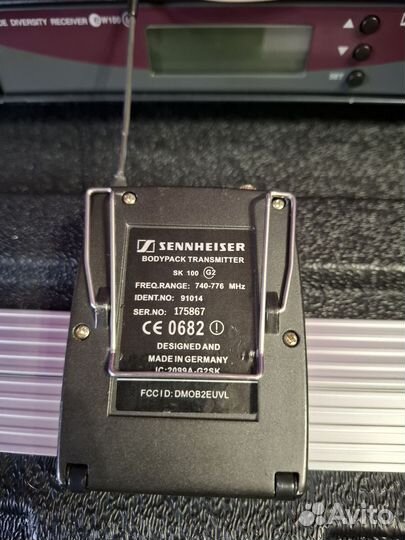 Радиосистема sennheiser ew100 g2 головной микрофон
