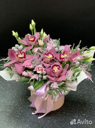 Стильный букет цветов