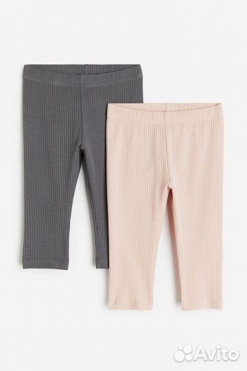 Лосины 2шт набор h&m новое 68р