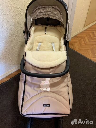 Конверт на овчине в коляску