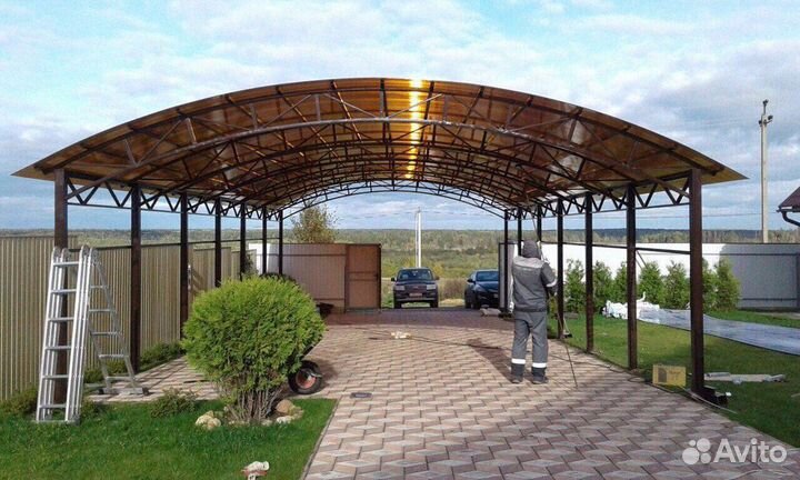 Навес для машины