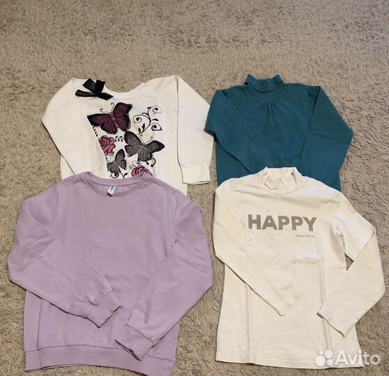 Вещи пакетом для девочки 122-128