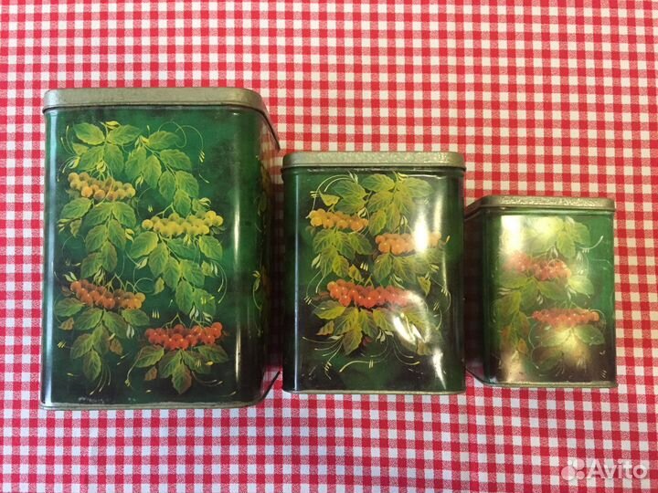 Жестяные контейнеры для хранения, СССР