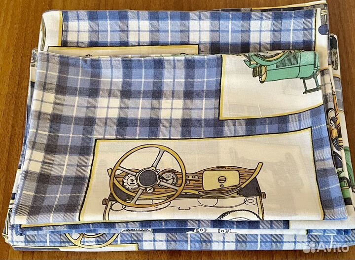 Постельное белье Икеа, комплект, 1,5 спальный, хло