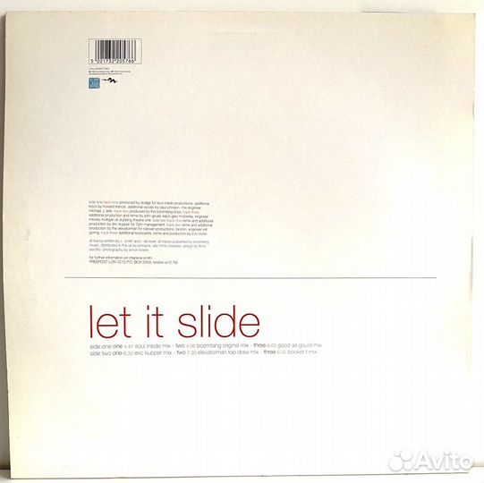 House:Charlene Smith-Let IT Slide LP UK 1995 NM