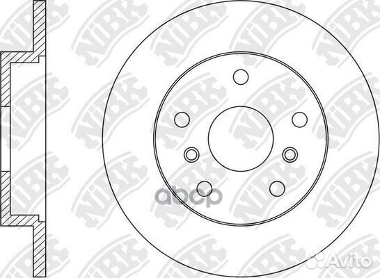 Диск тормозной NiBK RN1570 NiBK