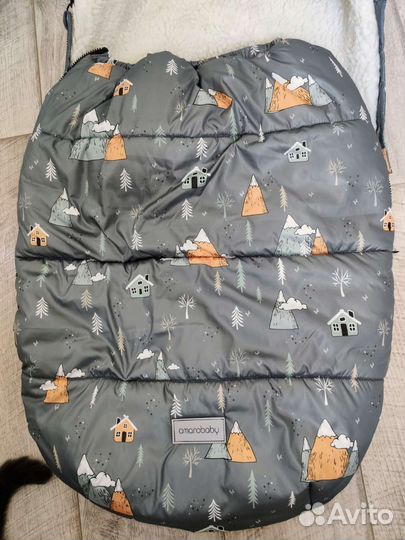 Зимний конверт в коляску