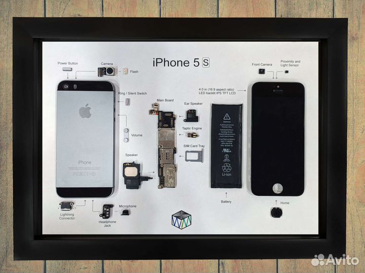 iPhone в рамке