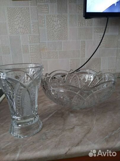 Ваза хрустальная СССР трансформер