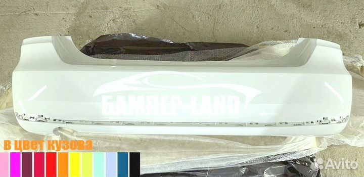 Бампер задний VW Polo Поло 15-20 Новый Любой цвет