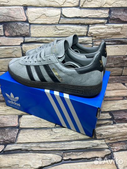 Кроссовки adidas munchen spezial hamburg grey