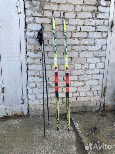 Лыжи беговые fisher carbonlite
