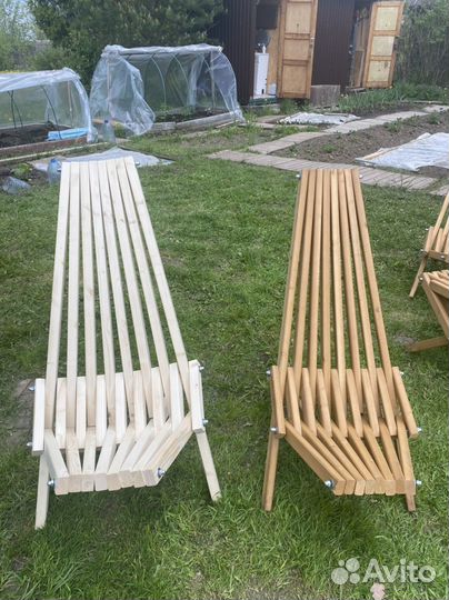 Кресло деревянное складное