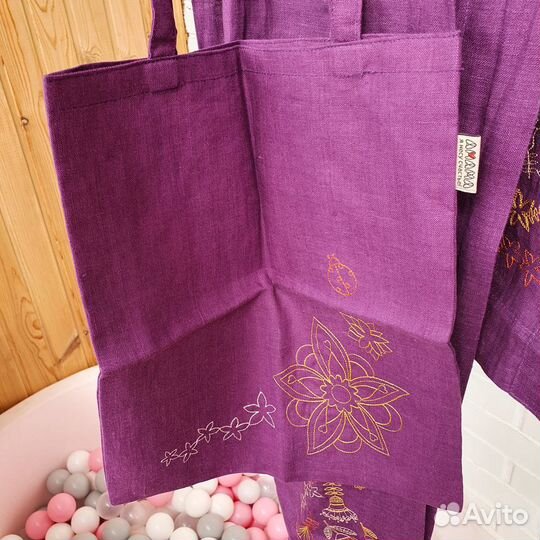 Слинг на кольцах Лён