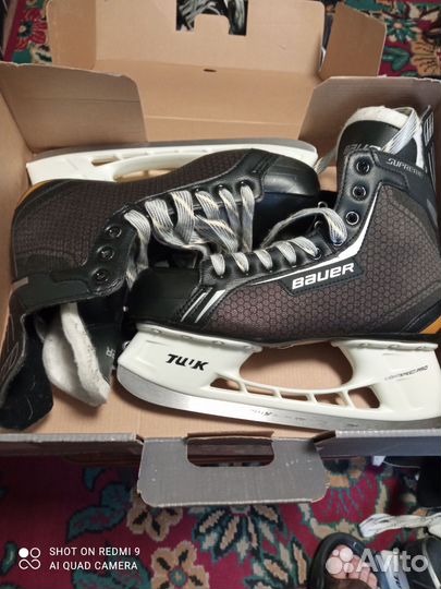 Коньки bauer хоккейные