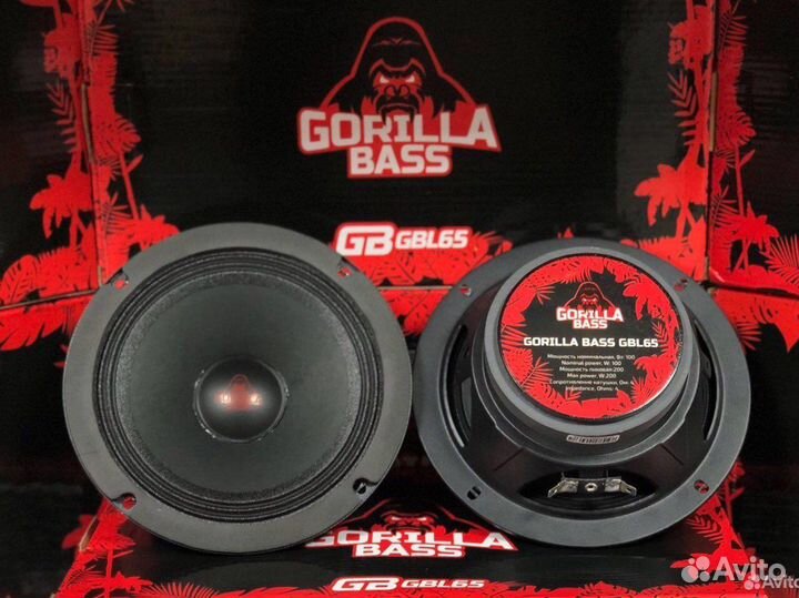 Динамики Kicx Gorilla 16 см колонки фронт