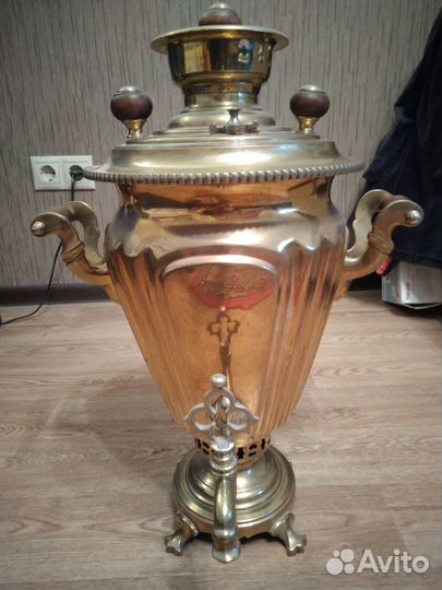 Самовар угольный старинный