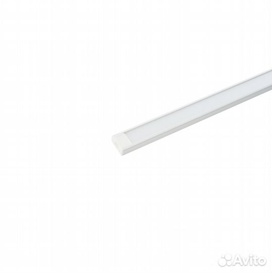 Профиль алюминиевый накладной, белый, CAB262