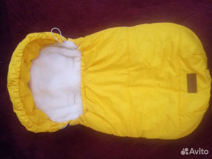 Конверт зимний на меху, длина 80 см