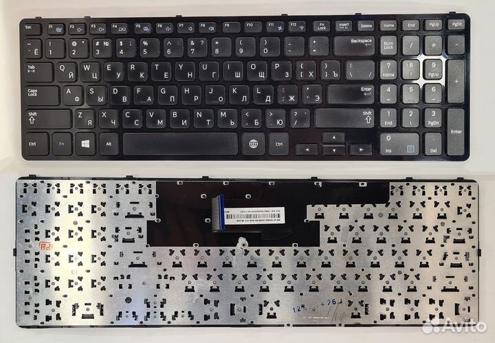 Бу Клавиатура для ноутбука Samsung NP350V5C, NP355