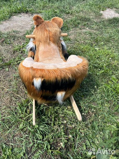 Собака качалка детская