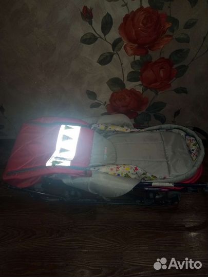 Коляска санки, возможен обмен