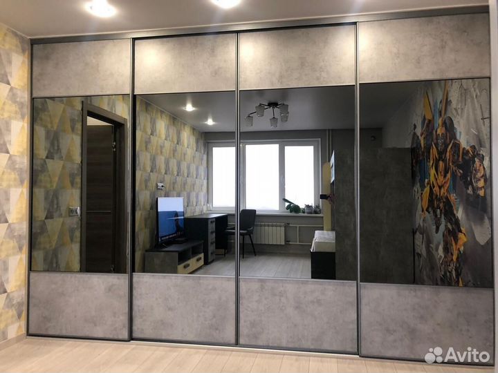 Дизайнерский шкаф купе под заказ за 6 дней, гарантия