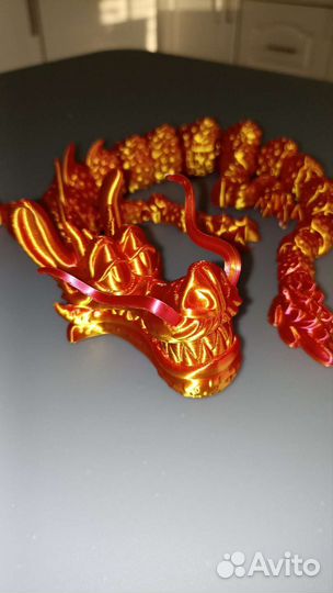 Дракон Мушу 3d печать