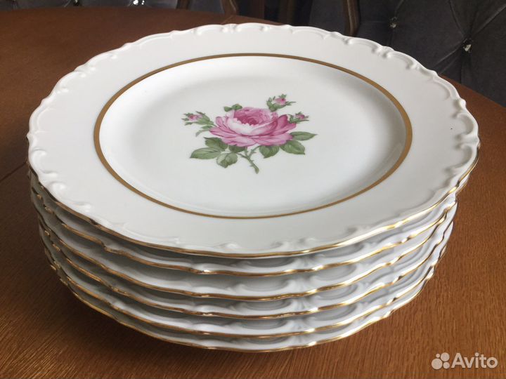 Тарелки Kahla плоские большие 40-е года