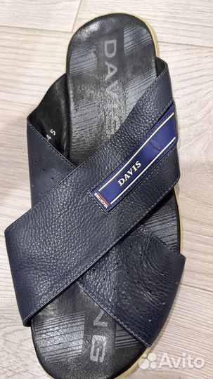 Шлепанцы мужские кожаные