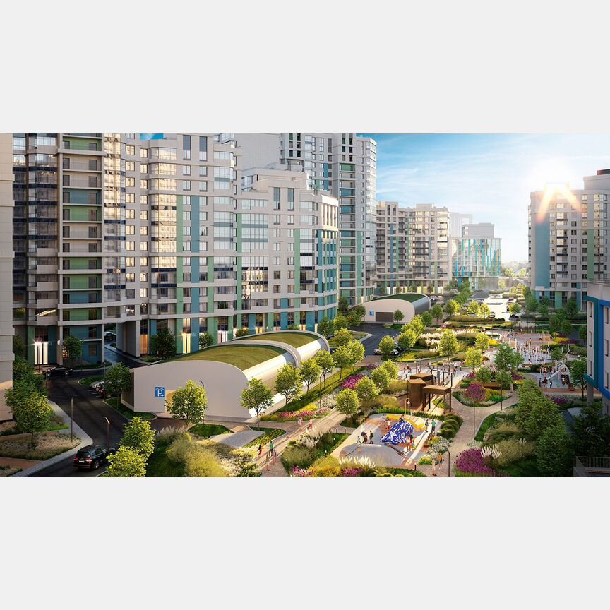 2-к. квартира, 64 м², 2/20 эт.