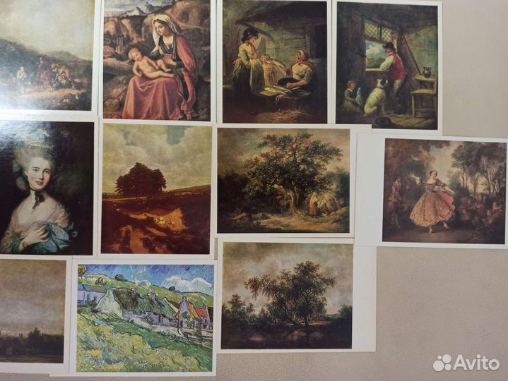 Продам комплект открыток, старинный набор