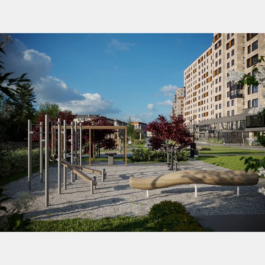 1-к. апартаменты, 26,9 м², 2/13 эт.