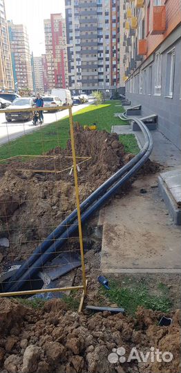 Горизонтальное бурение, гнб, прокол под дорогой