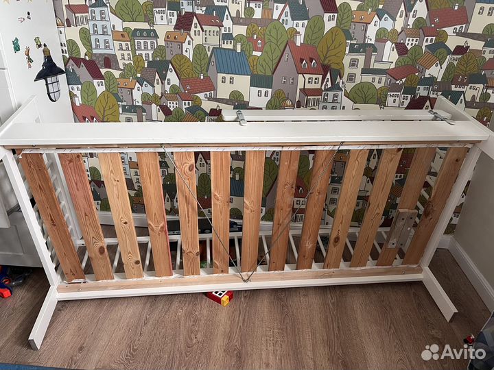 Детская кровать IKEA с матрасом