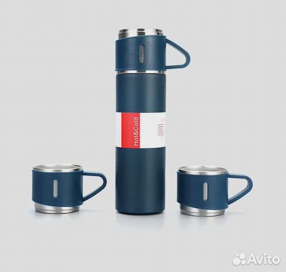 Термос + 3 кружки (Подарочный набор)
