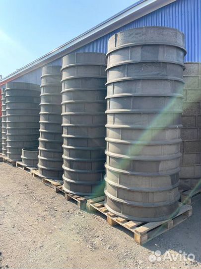 Колодец полимерпесчаный в сборе 9 колец