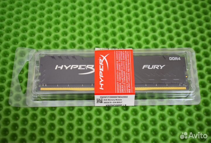 HyperX Fury DDR4 2400 MHz 8 гб