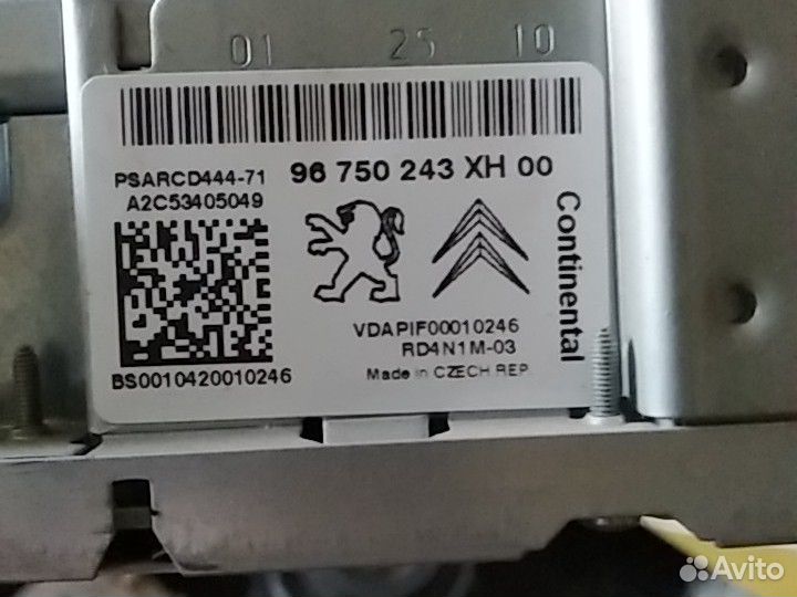 Автомагнитола Пежо 308