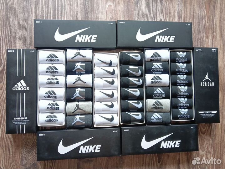 Носки Nike Adidas Puma Reebok