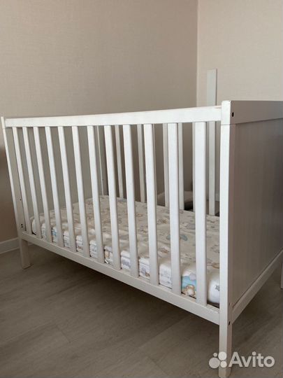 Детская кровать IKEA Сундвик с матрасом