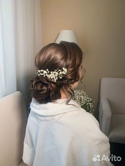 Макияж, прическа