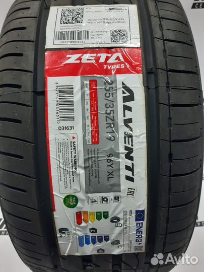 Zeta Alventi 255/35 R19 96Y