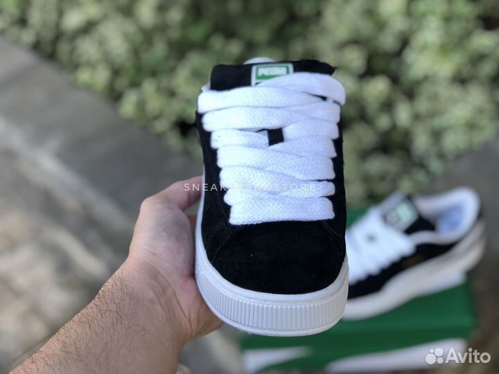 Кроссовки Puma Suede XL Black White