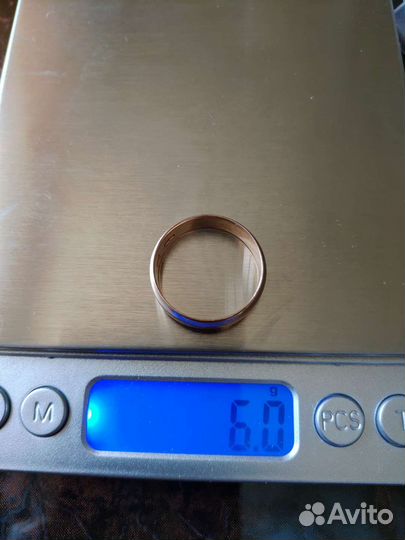 Обручальное кольцо золото 583 СССР винтаж 1957 год