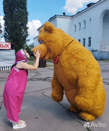 Костюм ростовой куклы Мишка из мультика