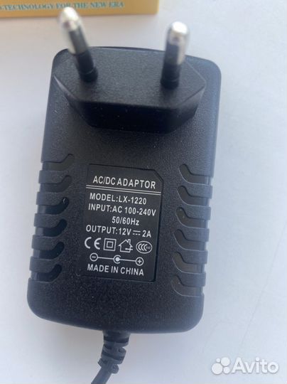 Блок питания адаптер 12v 2a ac/dc adaptor